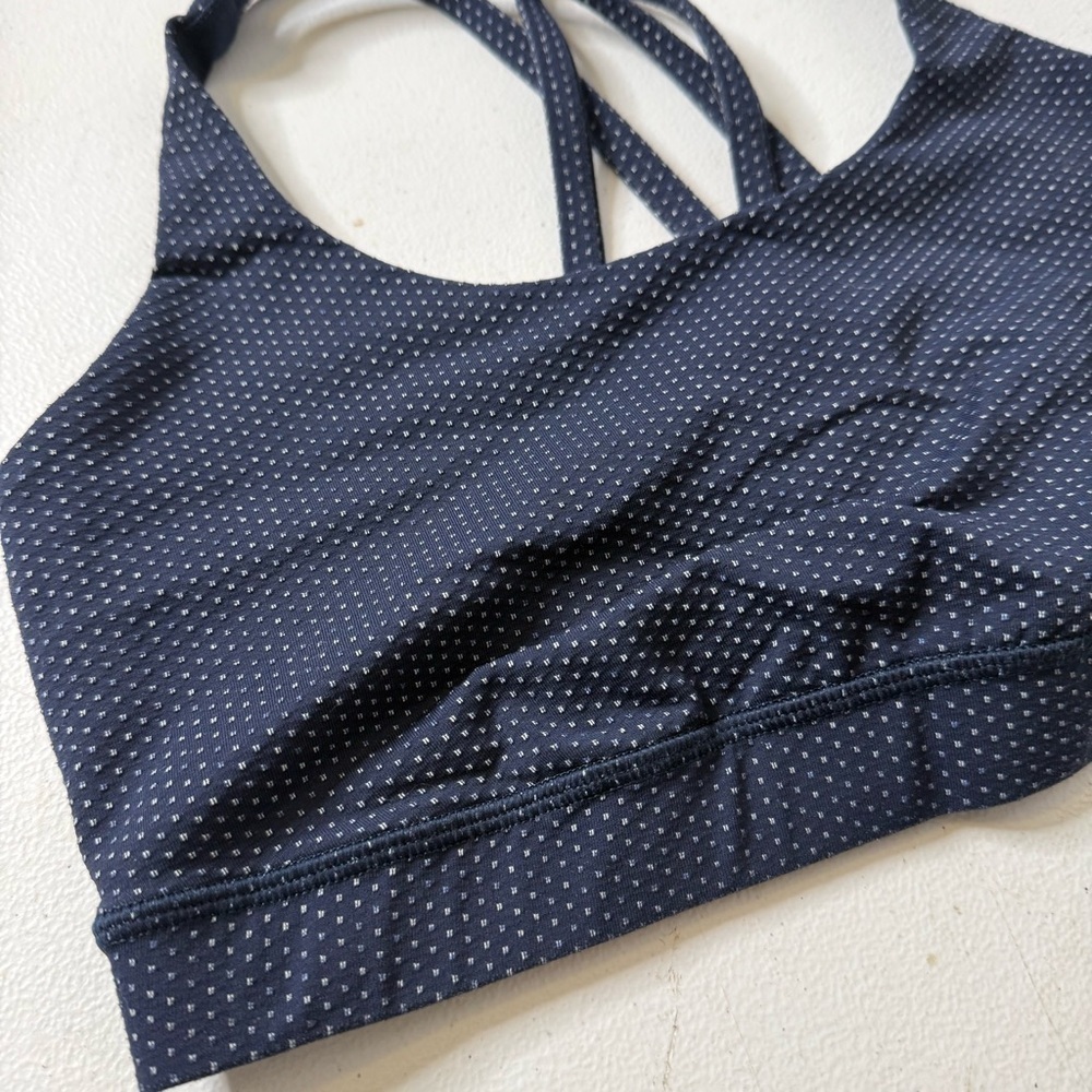 Lululemon Athletica Energy Bra
Pacific Pointe Jacquard True Navy Onyx Blue 10 - Picture 5 of 8